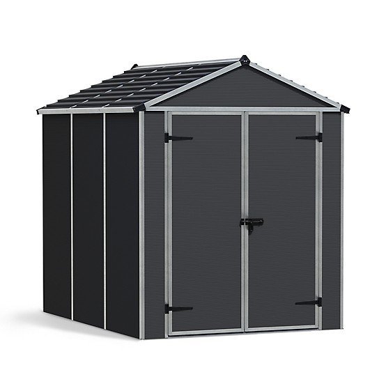 Canopia by Palram Rubicon Shed 6 ft. x 8 ft., Gray