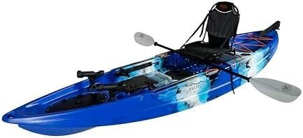 Brooklyn 11.5 Pro Single Kayak 11-Foot, 8 inch 2 or 3 Person Sit on Top Fishing Kayak